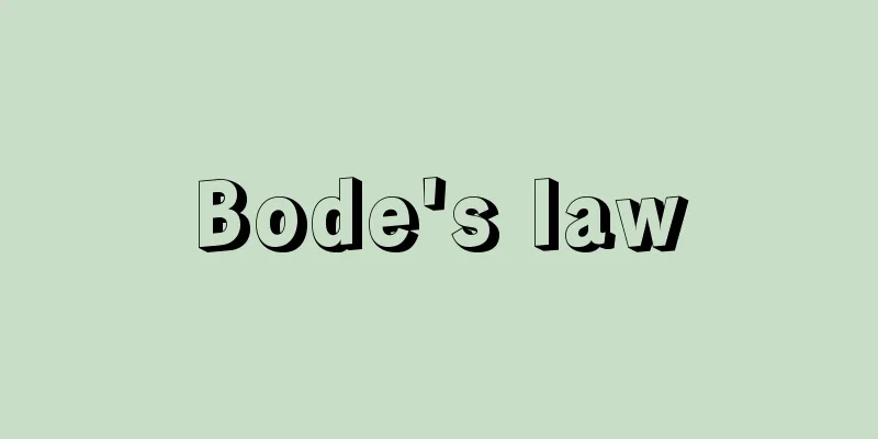 Bode's law