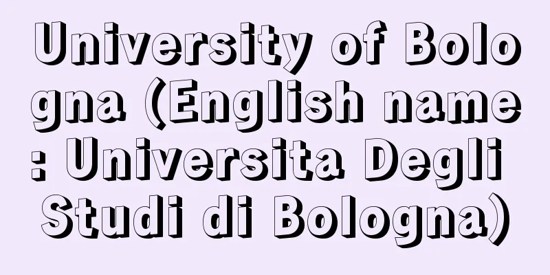 University of Bologna (English name: Universita Degli Studi di Bologna)