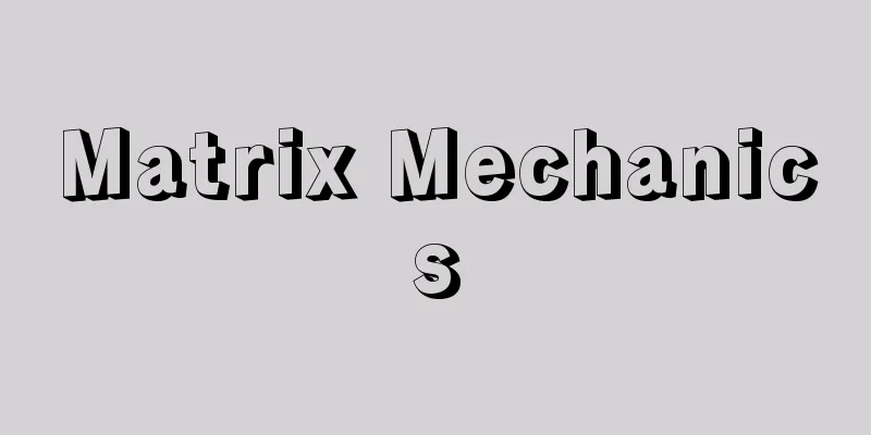 Matrix Mechanics