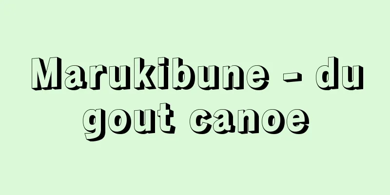 Marukibune - dugout canoe