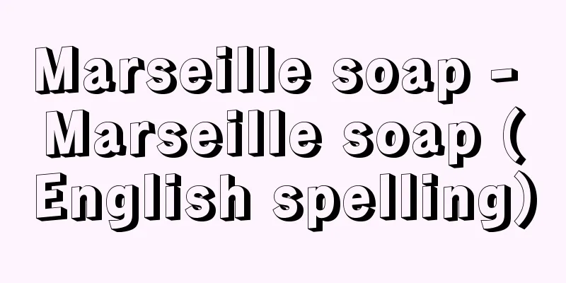 Marseille soap - Marseille soap (English spelling)
