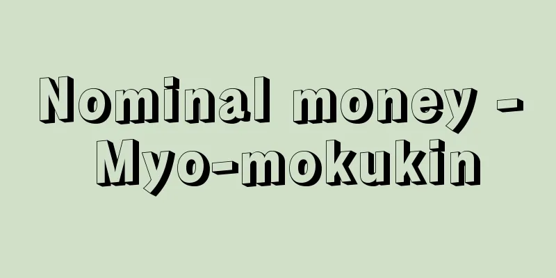 Nominal money - Myo-mokukin