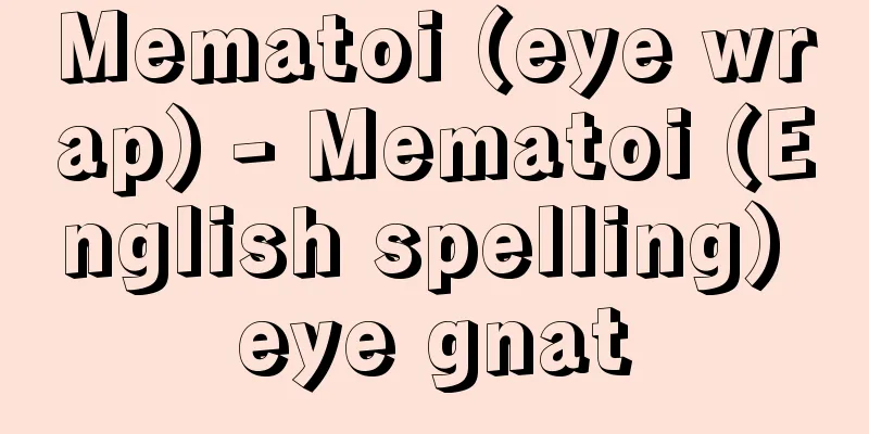 Mematoi (eye wrap) - Mematoi (English spelling) eye gnat