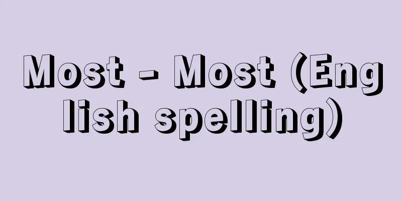 Most - Most (English spelling)