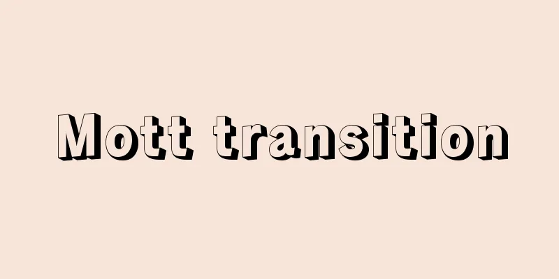 Mott transition