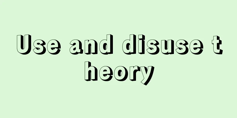 Use and disuse theory