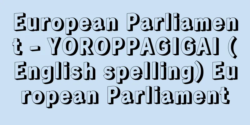 European Parliament - YOROPPAGIGAI (English spelling) European Parliament