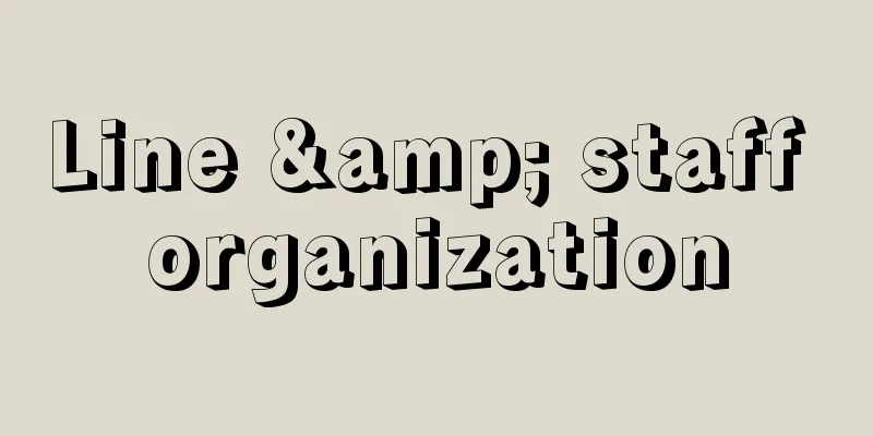 Line & staff organization
