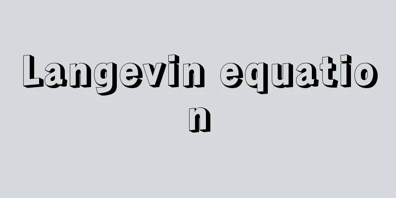 Langevin equation