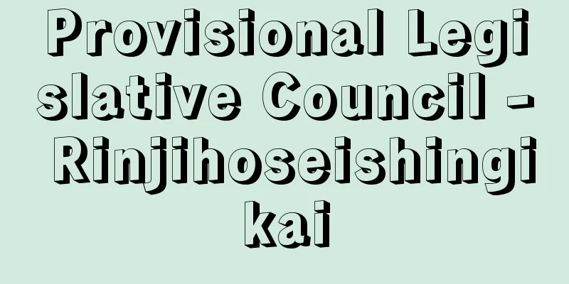Provisional Legislative Council - Rinjihoseishingikai