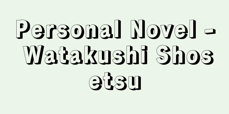 Personal Novel - Watakushi Shosetsu