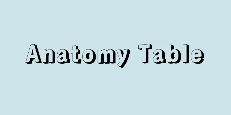 Anatomy Table