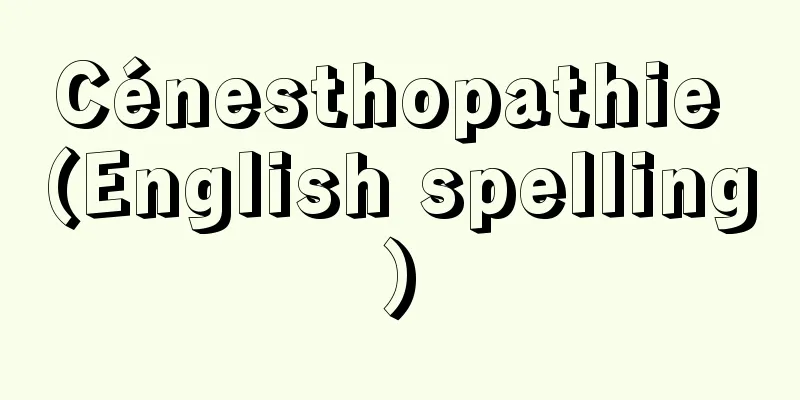 Cénesthopathie (English spelling)