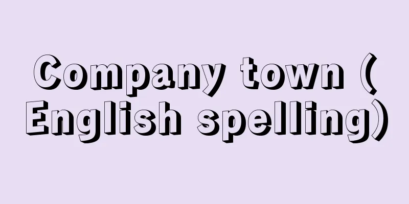 Company town (English spelling)