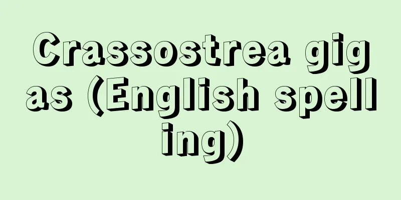 Crassostrea gigas (English spelling)