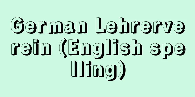 German Lehrerverein (English spelling)