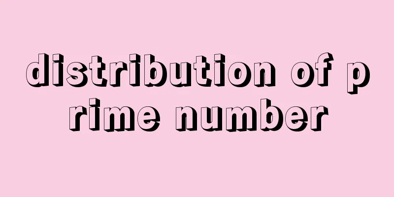 distribution of prime number