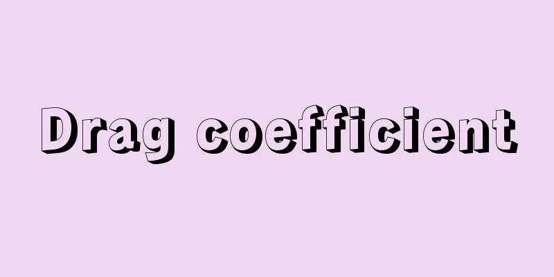 Drag coefficient