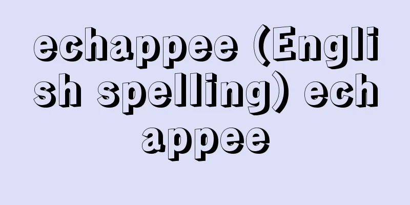 echappee (English spelling) echappee
