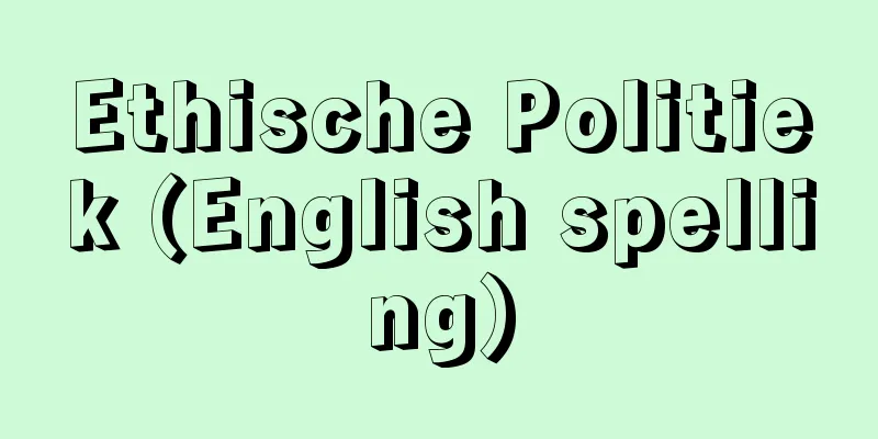 Ethische Politiek (English spelling)