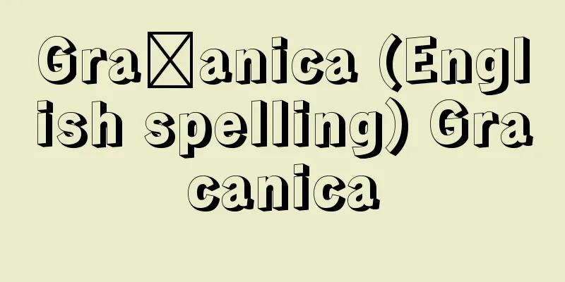 Gračanica (English spelling) Gracanica