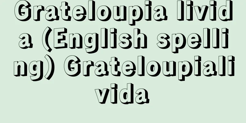 Grateloupia livida (English spelling) Grateloupialivida