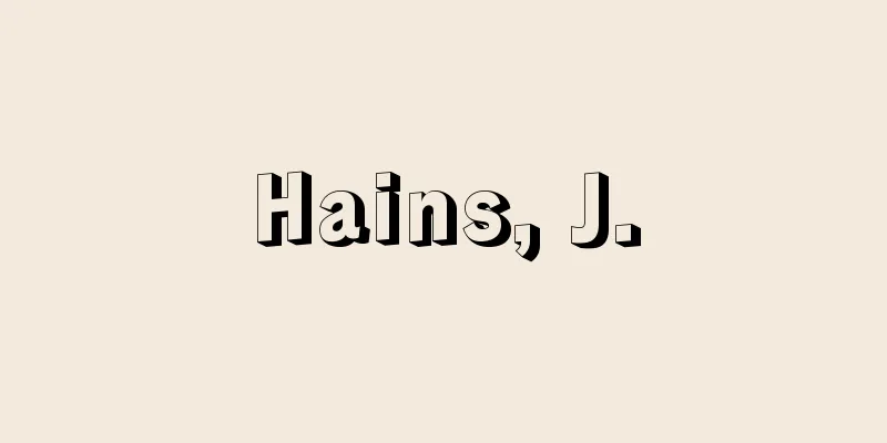 Hains, J.
