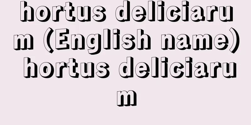 hortus deliciarum (English name) hortus deliciarum