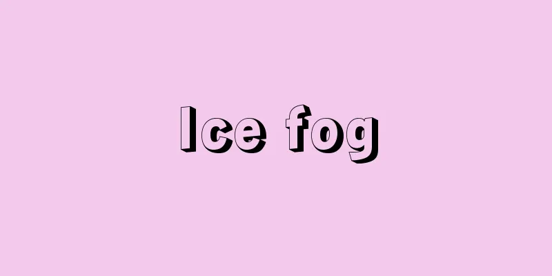 Ice fog