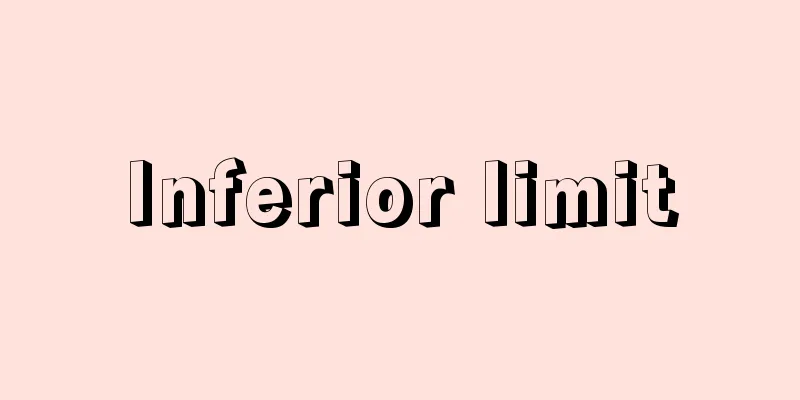 Inferior limit