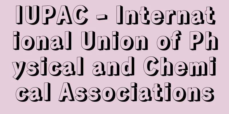 IUPAC - International Union of Physical and Chemical Associations