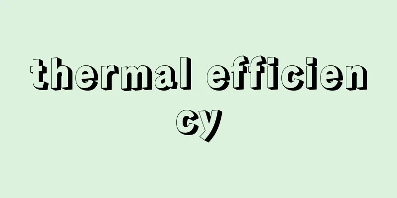 thermal efficiency