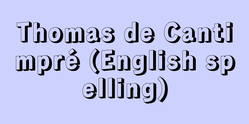 Thomas de Cantimpré (English spelling)