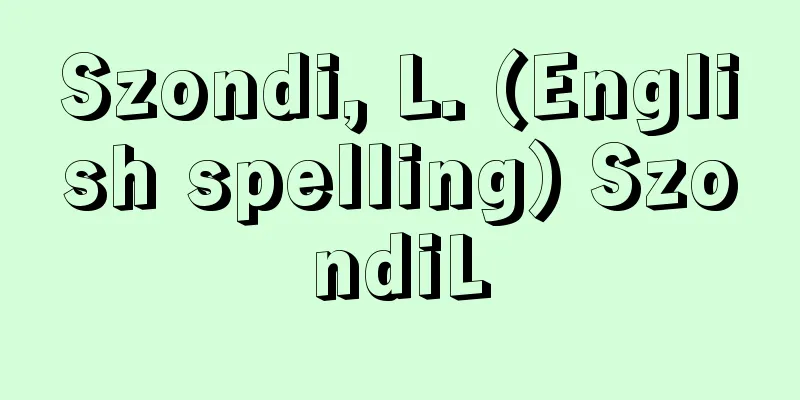 Szondi, L. (English spelling) SzondiL