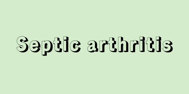 Septic arthritis