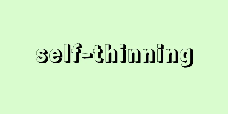 self-thinning