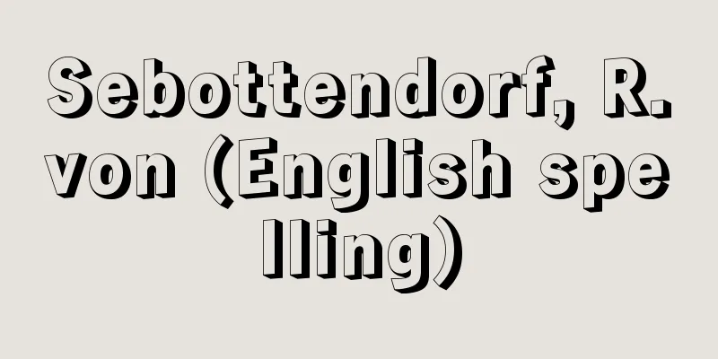 Sebottendorf, R.von (English spelling)