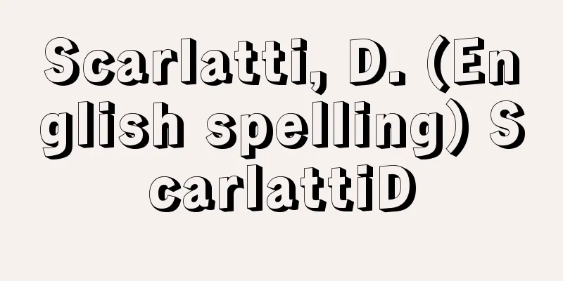 Scarlatti, D. (English spelling) ScarlattiD