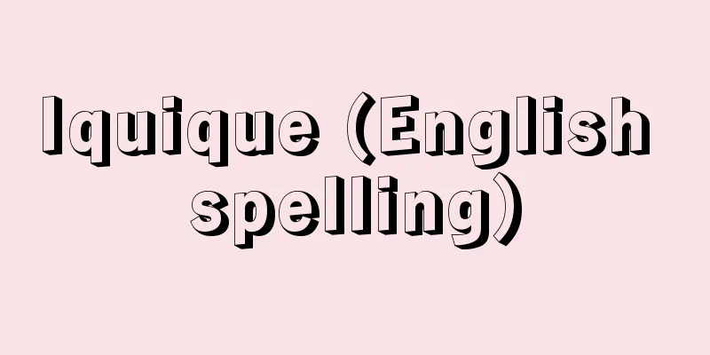 Iquique (English spelling)