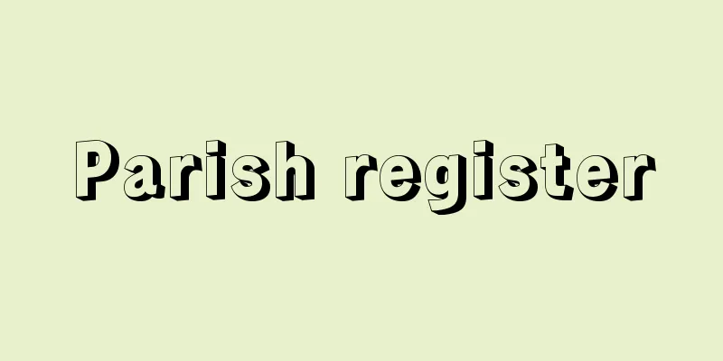 Parish register
