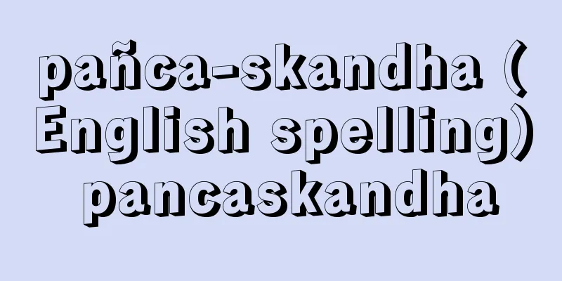 pañca-skandha (English spelling) pancaskandha