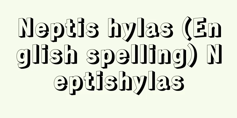Neptis hylas (English spelling) Neptishylas