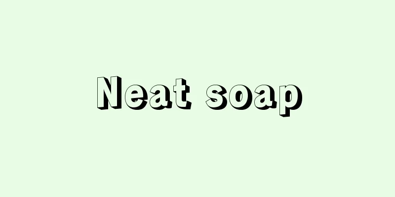 Neat soap