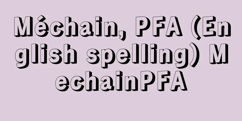 Méchain, PFA (English spelling) MechainPFA