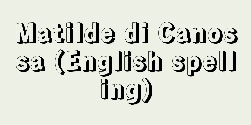 Matilde di Canossa (English spelling)