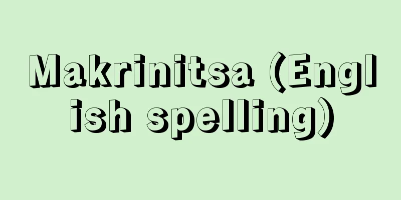 Makrinitsa (English spelling)