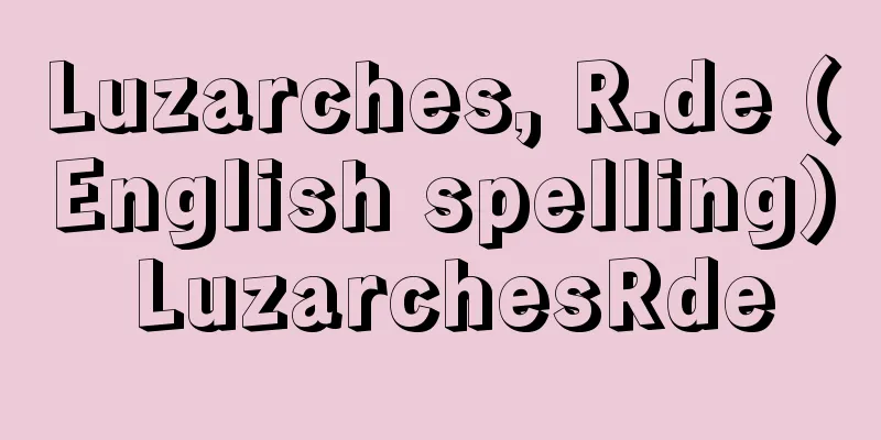 Luzarches, R.de (English spelling) LuzarchesRde