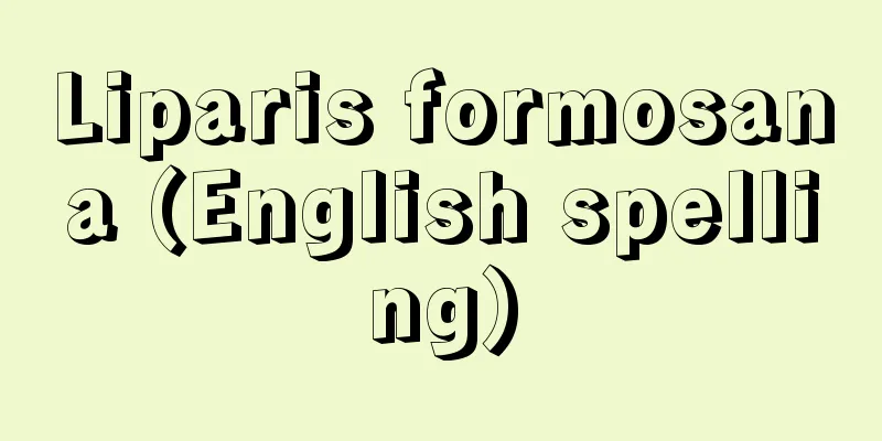 Liparis formosana (English spelling)