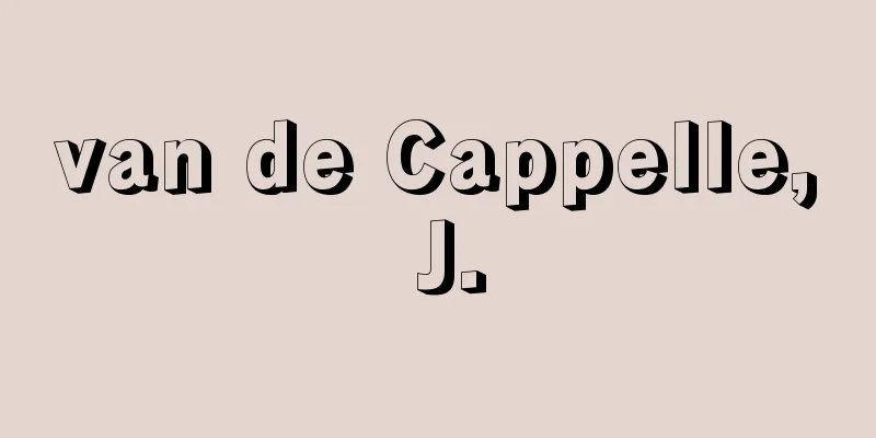 van de Cappelle, J.