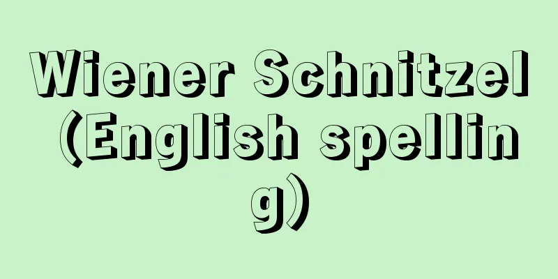 Wiener Schnitzel (English spelling)